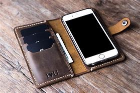 Image result for Woven Leather iPhone Case with Wallet