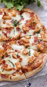 Image result for BBQ Chicken Bacon Pizza