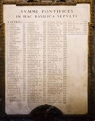 Image result for List of Pope's in Order