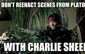 Image result for Charlie Sheen 0Latoon Meme