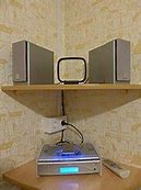 Image result for Bluetooth Bookshelf Stereo