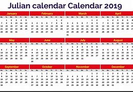 Image result for Julian Date Calendar 2019