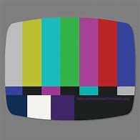 Image result for Black and White TV Color Bars