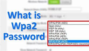 Image result for WPA2 Personal Password