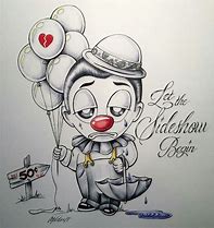 Image result for Couple Gangster Clown Drawing