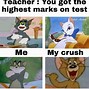 Image result for Tom and Jerry Heart Meme