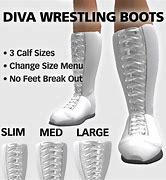 Image result for White Wrestling Boots