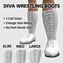 Image result for White Wrestling Boots