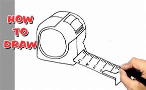 Image result for How to Sketch a Measuring Tape