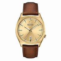 Image result for Bulova Accutron Leather Watch