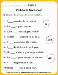 Image result for Verb to Be Form Grade 2