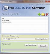 Image result for Convert Doc to PDF Free