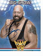 Image result for Big Show Autographed Photo