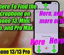 Image result for Where Is the Microphone On iPhone 13 Pro Max for Talking On Phone