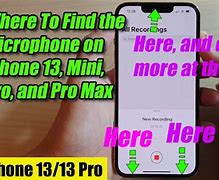 Image result for iPhone 13 Mic Location
