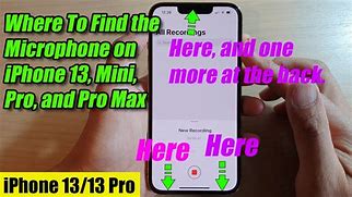 Image result for Where Is Siri Mic On iPhone 13 Pro