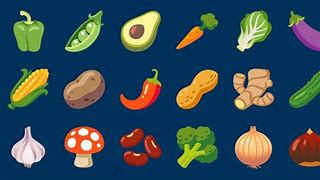 Image result for Veggies iPhone Emojis