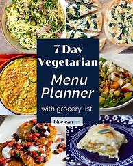 Image result for 7-Day Vegan Menu