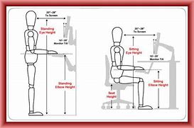 Image result for Sit-Stand Ergonomic