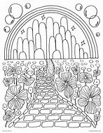 Image result for Yellow Brick Road Coloring Page