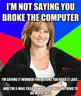 Image result for Computer Girl Meme
