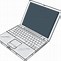 Image result for Black and White Cartoon Laptop