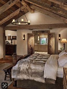 Pin by Sharyn Miller on Lake Home | Farmhouse style master bedroom, Bedroom design, Ranch house