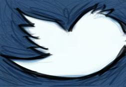 Image result for Twitter Logo Black White