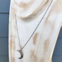 Image result for Crescent Moon Necklace Silver