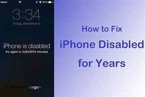 Image result for iPhone Disabled for Years