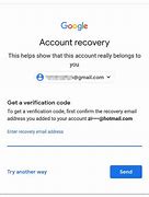 Image result for Gmail Account Recovery Page