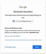 Image result for Google Recovery Code