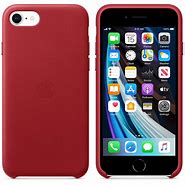 Image result for Red Apple Leather Case