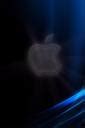 Image result for Blue Apple Logo Black Background