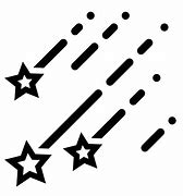 Image result for Shooting Star Icon Black
