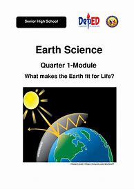 Image result for First Quarter Earth Science Design