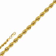 Image result for 3Mm Gold Rope Chain 14K