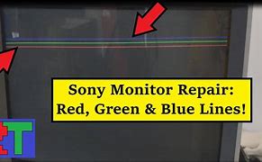 Image result for Sony Lines Green Static On Screen