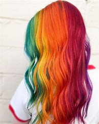 Image result for Chevron Rainbow Hair