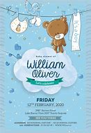 Image result for Baby Boy Announcement Template