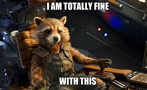Image result for Rocket Raccoon Meme