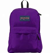 Image result for Plain Purple Backpack