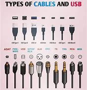 Image result for Types of Cable Plugs