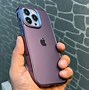 Image result for iPhone 14 Deep Purple in Clear Case