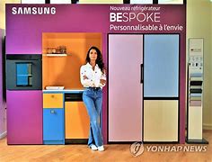 Image result for Samsung White Bespoke Smart Hub Refrigerator