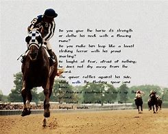 Image result for Thoroughbred Horse Racing Quotes