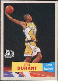 Image result for Kevin Durant Rookie Card Topps
