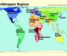 Image result for World Regions Map Numbered