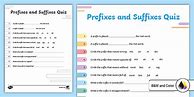 Image result for Suffixes Quiz