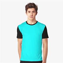 Image result for Cyan T-Shirt
